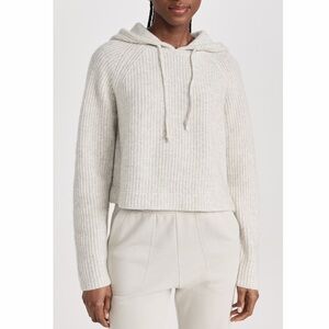 SABLYN Stetson cashmere hoodie in blizzard